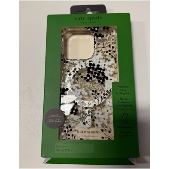 Kate Spade New York Apple iPhone 15 Pro Protective Case with MagSafe - Picture 1 of 6